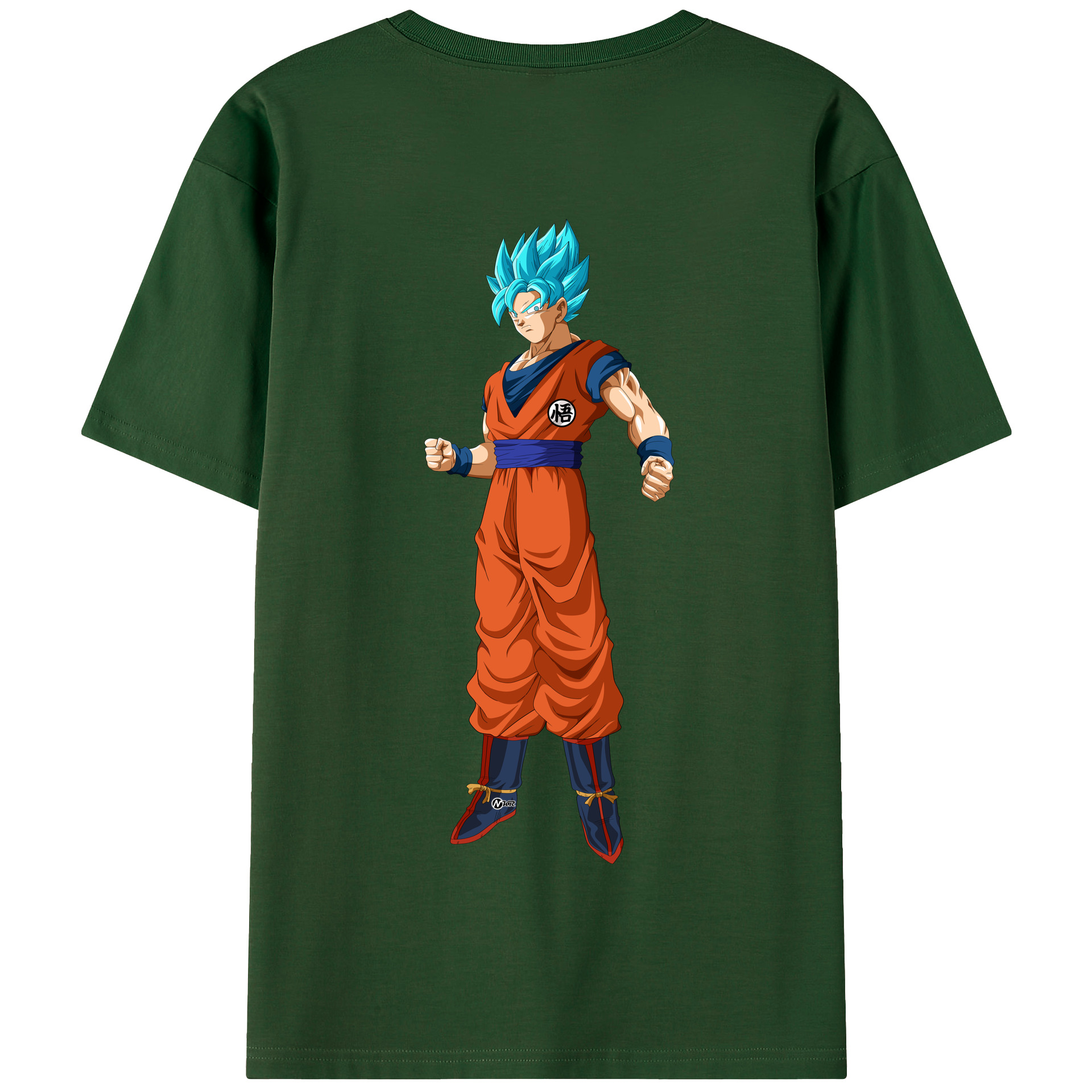 （画像用） ドラゴンボール 孫悟空（そん ごくう）Son Goku カカロット DRAGON BALL Kakarotto 綿100％半袖Tシャツ（背面プリント）